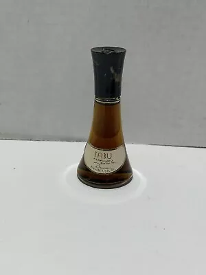 Vintage Dana Tabu Perfumed Bath Oil 1/2 Fl. Oz FULL New Old Stock Rare • £57.90