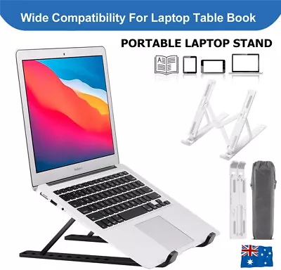 $9.90 • Buy Laptop Cooling Stand Notebook Foldable Adjustable Bracket Portable Tablet Holder