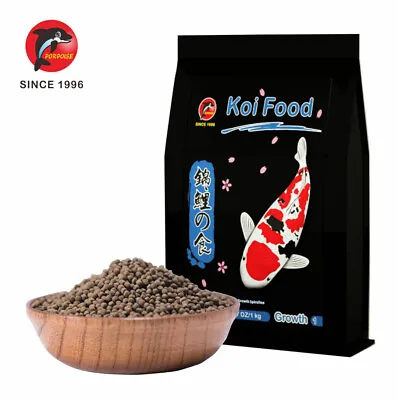 $20.99 • Buy Porpoise Koi Food Pellets Growth Enhance Formula 1KG/2.2LB