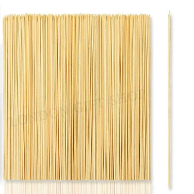 £2.49 • Buy Bamboo Skewer 31cm Sticks Wooden Buffet Bbq Parties Party Marshmallow Extra Long