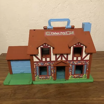 1986 Vintage Fisher Price Little People Tudor Play Family House • $12.99
