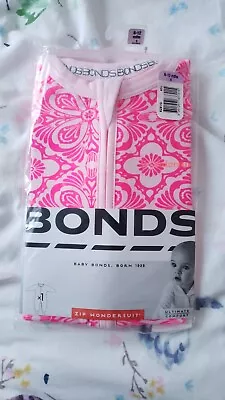 Bonds Rare Print Zip Wondersuit Summer Long Leg Suit  Sz  0 BNWP • $15