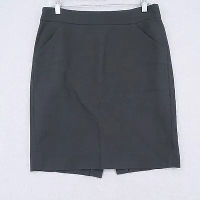 J. Crew Skirt Womens Size 8 Black Straight & Pencil Business Casual • $13.59
