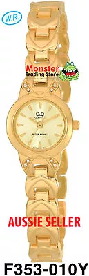 Aussie Seler Ladies Dress Watch Citizen Made Gold Colour F353-010 P$99.9 Waranty • $48.99