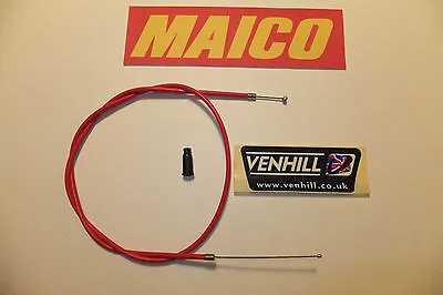 Maico Venhill Throttle Cable 80 81 83 250 400 490 Mx Gs Magura 314 Duo M01-4-006 • $23