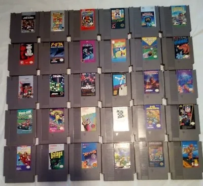 Nintendo Entertainment System NES Games - All Cleaned And Tested • $5