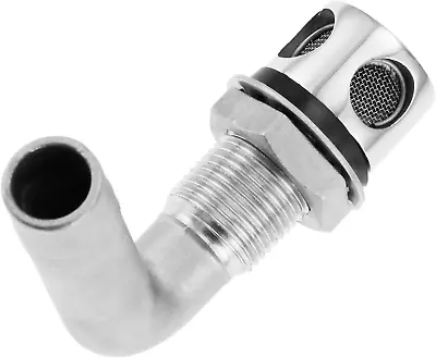 Stainless Steel 90° Elbow Boat Fuel Gas Tank Vent For 5/8  (16Mm) I.D. Hose • $30.55