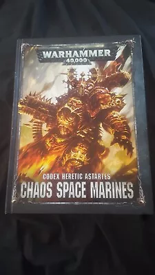 Chaos Space Marines Codex 1st Ver 8th Edition Warhammer 40k GW Rule Book • £15