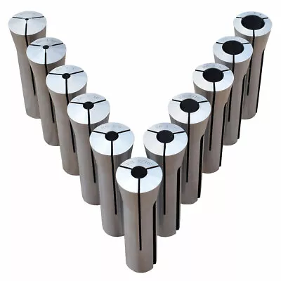 Ultra Precision 11 Pc. R-8 Collet Set 1/8″ - 3/4″ Made In Taiwan Free Shipping! • $159.99