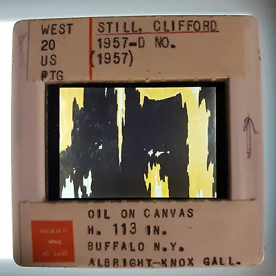 Clyfford Still  1957-D-No. 1  1957 Art 35mm Glass Slide • $20