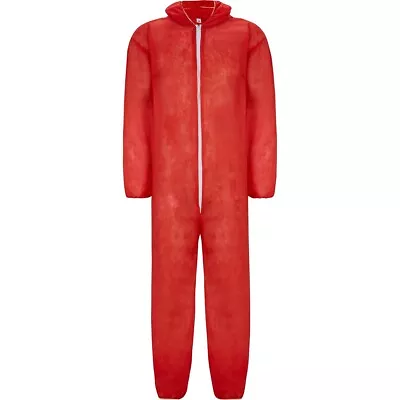 10x Disposable Coverall Type 5/6 Protection Hooded Overall Suit Boilersuit Paint • £39.99