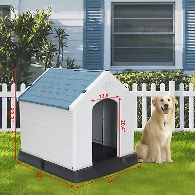 Dog House Big Dog House Plastic Dog Houses For Small Medium Large Indoor Outdoor • $69.58