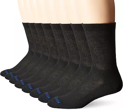 MediPEDS 8 Pair Diabetic Crew Socks With Non-Binding Top • $26.82