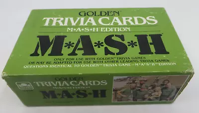 Vtg 1984 MASH EDITION Golden Trivia Cards 4516 M*A*S*H Western Publish. TV Show • $28.99