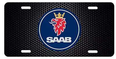SAAB  InspIred Art On Aluminum License PLate Tag New • $19.93