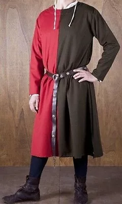 Knight Tunic Long Sleeve Medieval Dress Costume Reenactment Clothing LARP SCA • £89.99