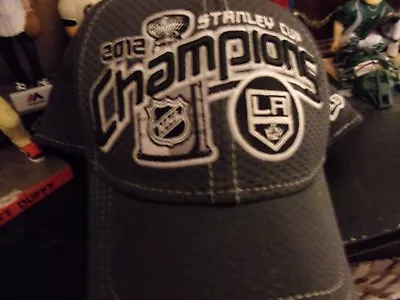 2012 Stanley Cup Champions Los Angeles Kings Fitted Hockey Cap Size Man Med/Larg • $9.99