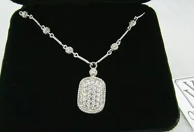 VICTORIA WIECK BEVERLY HILLS  STERLING SILVER Absolute NECKLACE NIB • $84.99