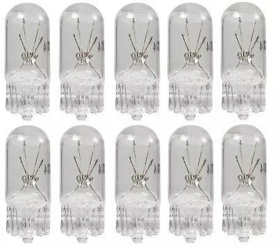 194 .27A 14V Low Voltage T-3 1/4 Mini Wedge Base Miniature Bulb - 10 PACK • $8.71