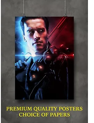 £4.12 • Buy Terminator Arnold Schwarzenegger Large Poster Art Print Gift A0 A1 A2 A3 A4