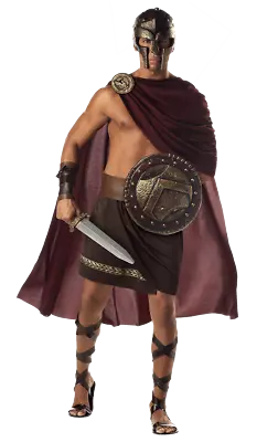 Mens Spartan Warrior Greek Film Fancy Dress Costume • £49.99