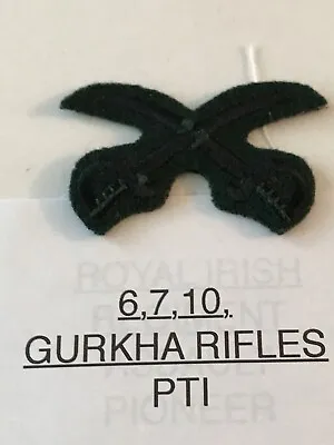 £4 • Buy Royal Gurkha Rifles Physical Training Instructors Trade Badge