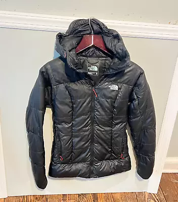 RARE The North Face Black 800 Fill Down Puffer Jacket W/ Hood - Women Size XS • $49.95