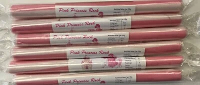£4.49 • Buy SIX Sticks Of Traditional Seaside Pink Princess Novelty Rock - Made In Blackpool