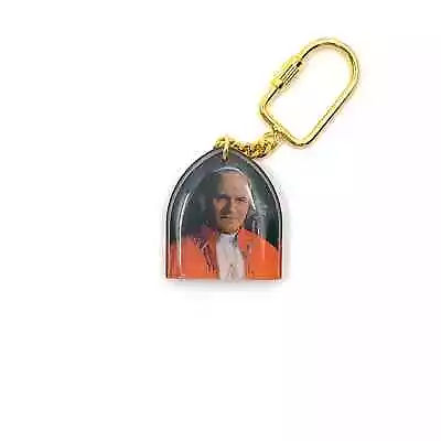 Vintage 1984 Pope John Paul II Key Ring Pope Saint John Paul The Great Vatican S • $20.95