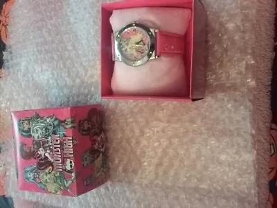 Monster High Analog Watch W/ New Battery Installed  Red Band (4) • $14.95