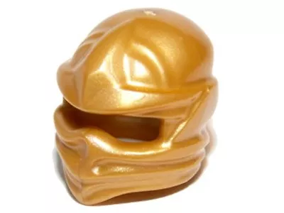 LEGO - Minifig Headgear Ninjago Wrap Plain - Pearl Gold (Lloyd - Golden Ninja) • $25.56