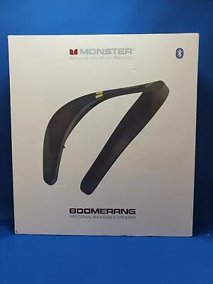 £69.95 • Buy Monster Boomerang Neckband Bluetooth Wearable Speaker 12H Playtime