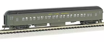 Bachmann N Scale ~ New York Central ~ 72' Heavyweight Passenger Coach LED 13754 • $54.72