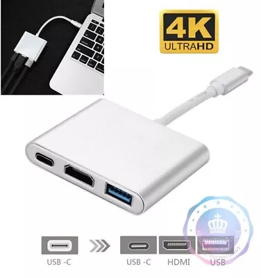 NEW USB Type C To HDMI HDTV TV Cable Adapter Converter For Macbook Android Phone • $6.33