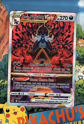 Pokémon TCG Hisuian Samurott VSTAR Crown Zenith: Galarian Gallery GG52/GG70 NM/M • $7