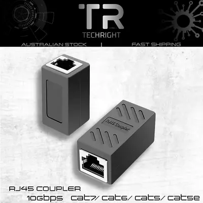 New RJ45 Coupler Cat5e/6/7 Ethernet Cable Extender Joiner LAN Connector Adapter • $5.45