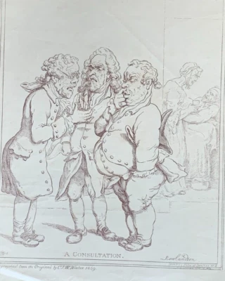 £35 • Buy C J W Winter After T Rowlandson A Consultation Doctors