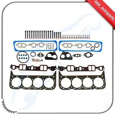 1987-1994 Fit For Chevrolet Blazer 5.7L 350CID V8 Head Gasket Set Head Bolts • $55.97