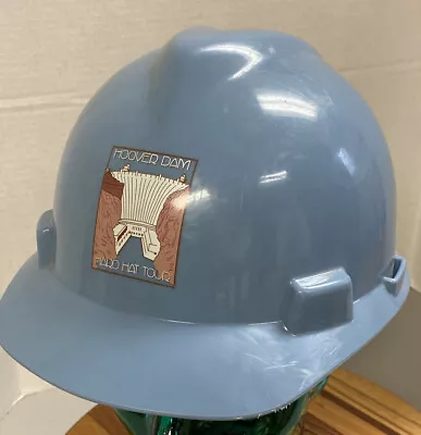 Vintage 2001 Hoover Dam Hard Hat Tour Plastic Safety Msa Hat Medium Vgc • $11.99