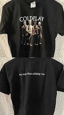 Vtg Coldplay T Shirt Y2k Rare My Mum Likes Coldplay Too Youth M Tour Exclusive • $34.69