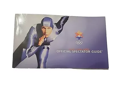 Salt Lake 2002 Winter Olympics Utah Official Spectator Guide Damaged • $10