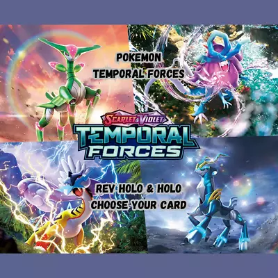 Pokemon Temporal Forces Reverse Holo & Holo- Pick Your Card • $1.49