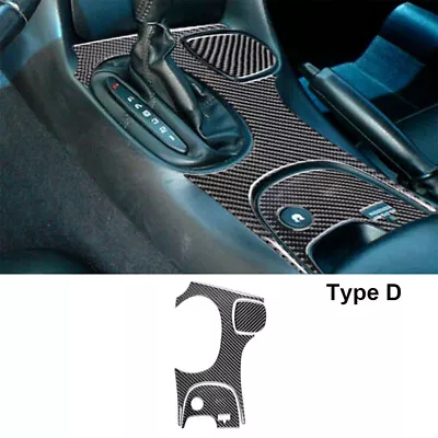 Carbon Fiber Gear Shift Cover Trim For Chevrolet Corvette C5 2000-04 Type A • $21.67