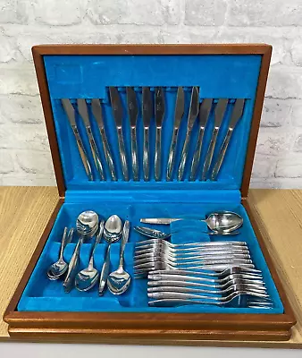 Viners Korea Style Stainless Steel 44 Piece Canteen Of Cutlery (PG125L) • £9