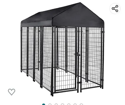 £150 • Buy Large Metal Dog Run Kennel Cage With Roof BNIB 259 X 181 X 122 
