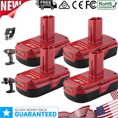 $57 • Buy 4 PACKS NEW For CRAFTSMAN 19.2V C3 LITHIUM DIEHARD BATTERY 315.PP2011 3.0Ah US