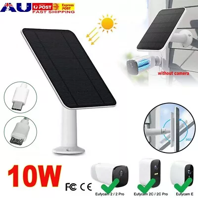 Solar Panel For Ring Spotlight Stick Up Cam Plus Security Battery Camera Charger • $23.74