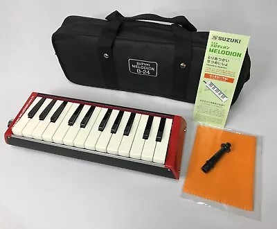 SUZUKI B-24C Bass Melodion Keyboard Harmonica Melodica 24 Keys With Case New • $148.96
