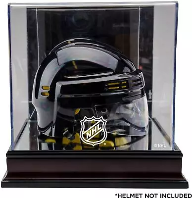 Mahogany (nhl) Hockey Mini Helmet Display Case (ammk) • $37.49