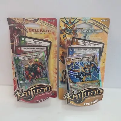 Kaijudo Competitive Deck X 2 Sealed Bull Rush Dojo Tornado Generator Evo Fury • $24.89